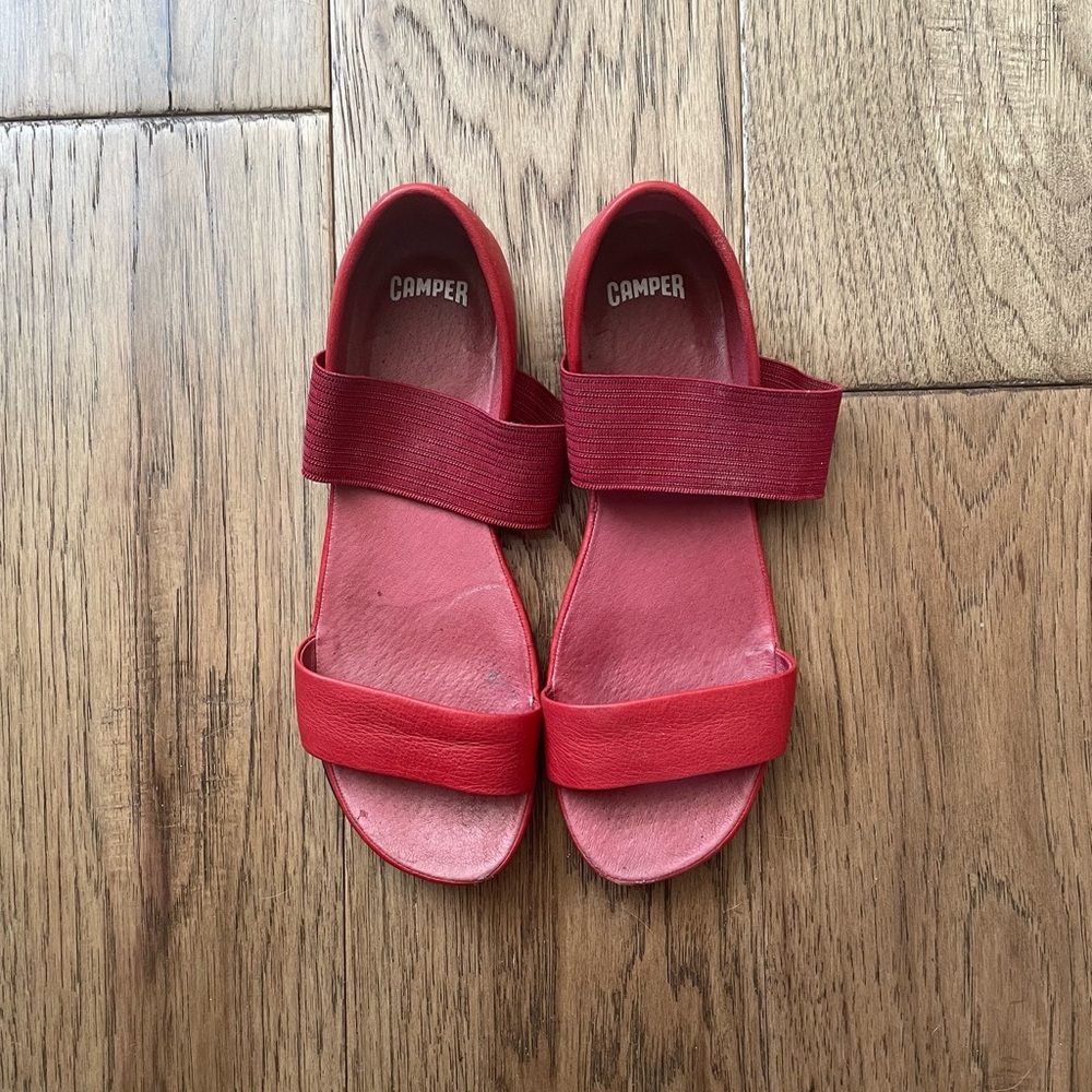 Camper Girl Right Leather Sandals sz6 - Picture 11 of 16